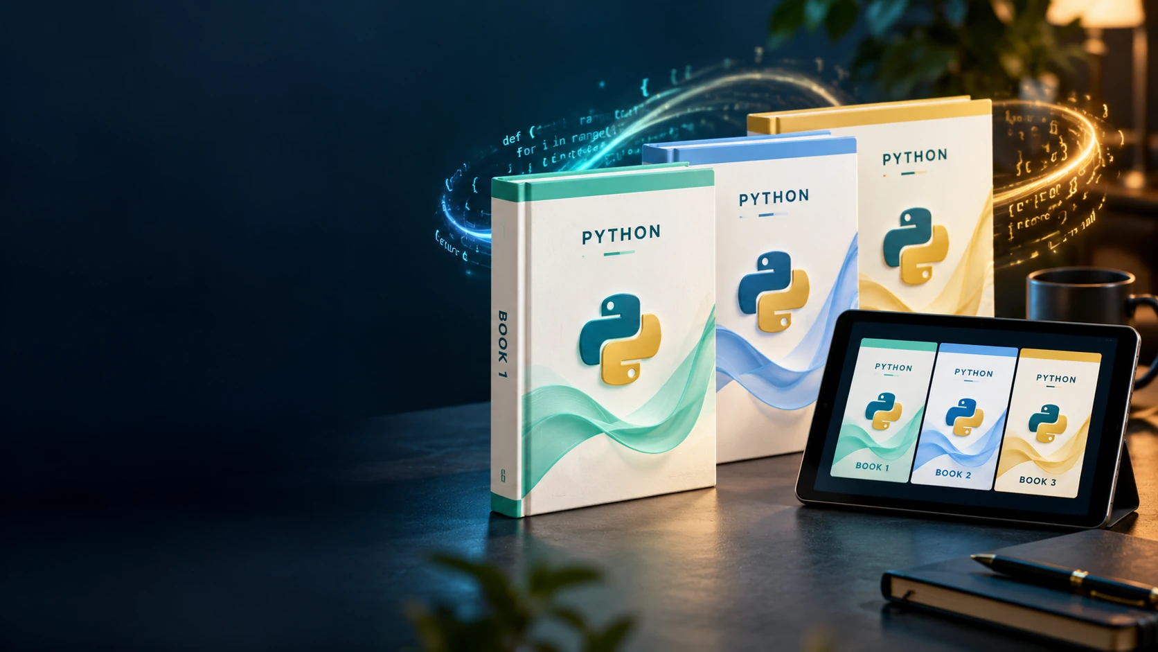 Python Practice Series — Complete 3-Book Set — generated promotional artwork