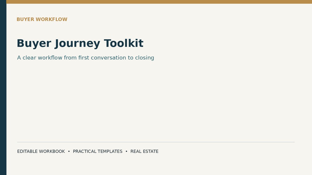 Buyer Journey Toolkit