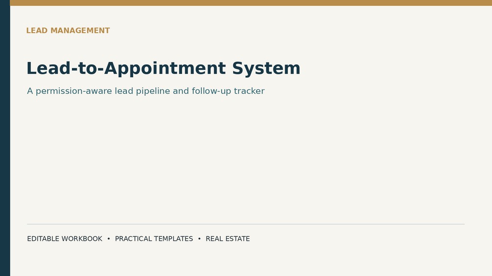 Lead-to-Appointment System