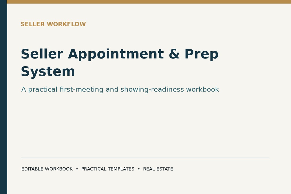 Seller Appointment & Prep System